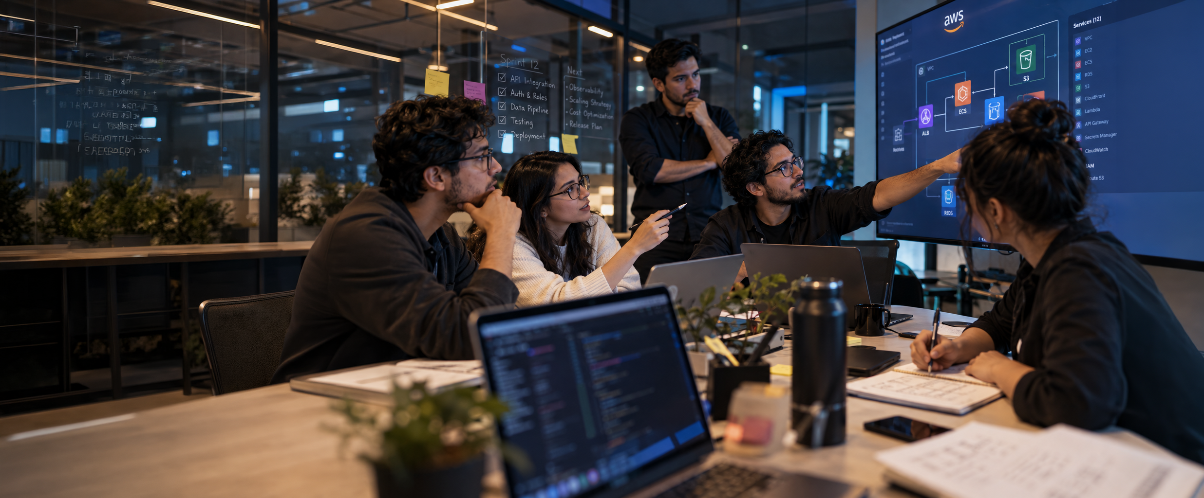 We come from technology consulting. That changes how we build talent